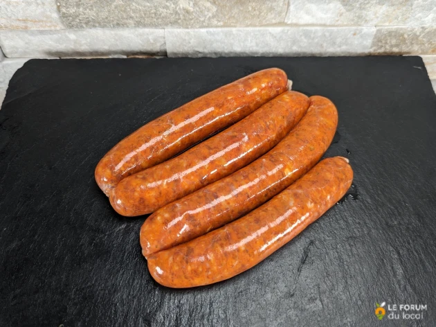 Saucisse de volaille à griller à l'Espelette - 4 pièces