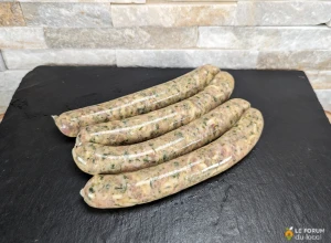 Saucisse de volaille à griller épinard & comté - 4 pièces
