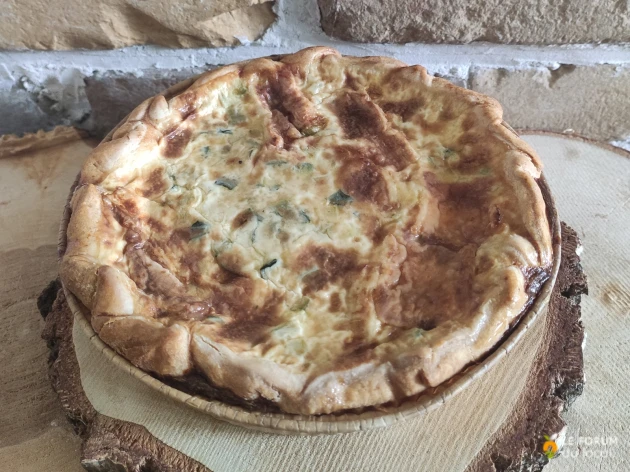 Tarte aux courgettes & camembert bio - 3/4 personnes