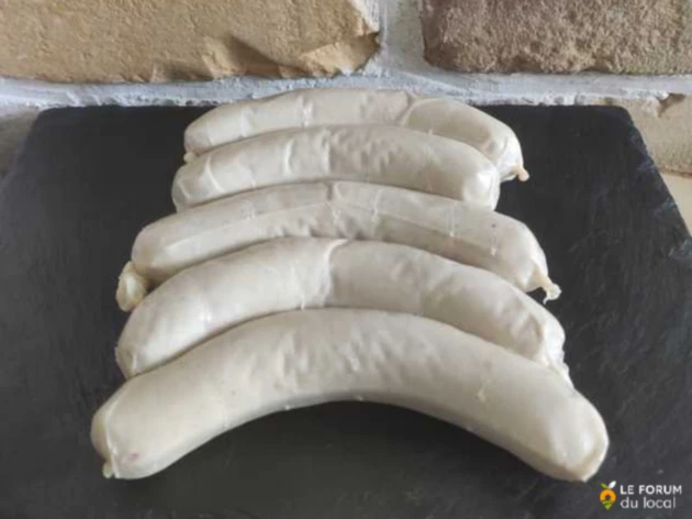 Saucisses blanches de veau & porc - 6 pièces