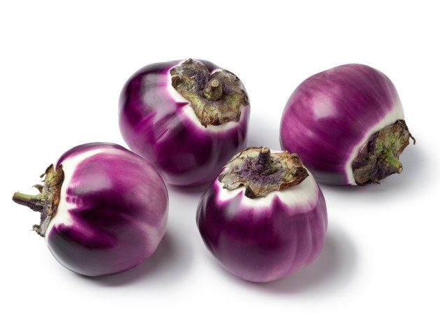 Aubergine violette bio