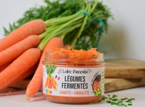 Carotte & Ciboulette bio - Légumes lacto-fermentés - 180 g