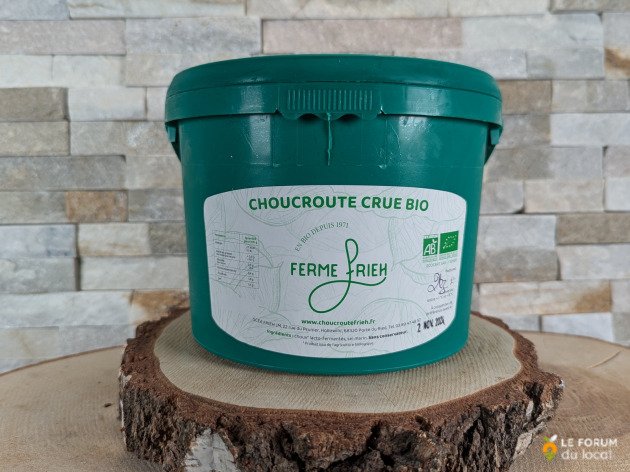 Choucroute d'Alsace crue bio