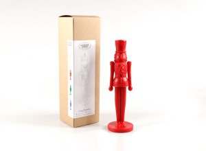 Bougie moulée artisanale - Casse-Noisette