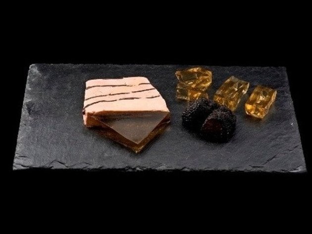 Foie gras d'oie entier mi-cuit du Centenaire - truffé à 10%, tuber melanosporum - Lingot ou Tranche