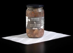 Civet de cerf sauce grand veneur - 2 personnes