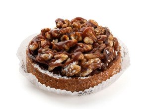 Tartelette aux noix et caramel bio - Pièce
