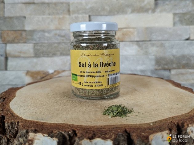 Sel à la livèche bio - 40 g
