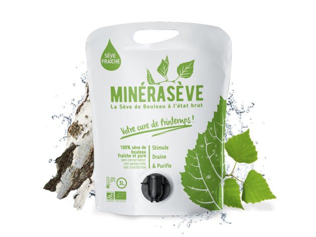 Sève de bouleau fraîche bio - Saison 2025