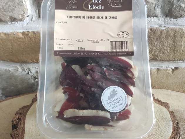 Magret séché de canard en chiffonnade ~ 100g