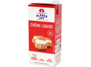 Crème fraîche liquide - 35% matière grasse - 1 litre