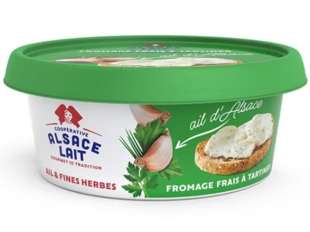 Fromage frais à tartiner - Ail et fines herbes - 150 g