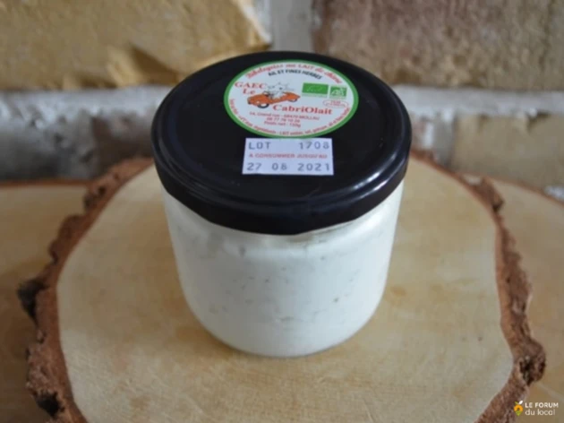 Bibelegeiss (au lait de chèvre) ail et fines herbes bio - 400 g