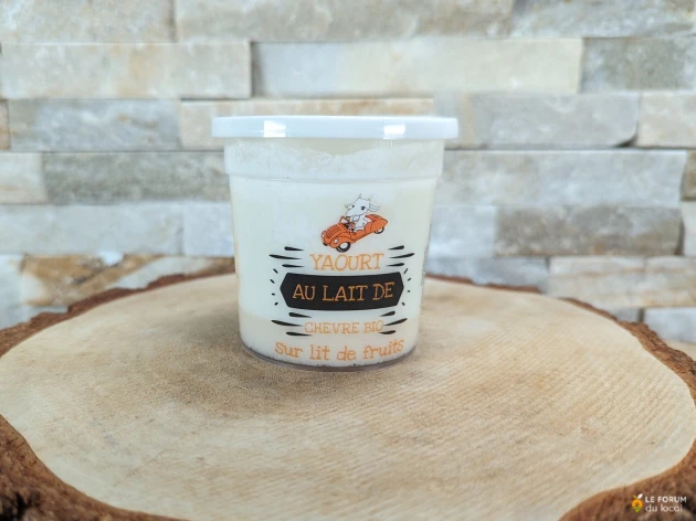 Yaourt de chèvre sur lit de confiture bio - 125 g - Parfums surprise
