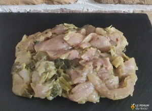 Emincé de volaille - Poireaux ~ 330 g