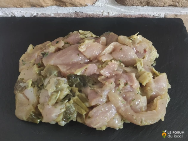 Emincé de volaille - Poireaux ~ 330 g