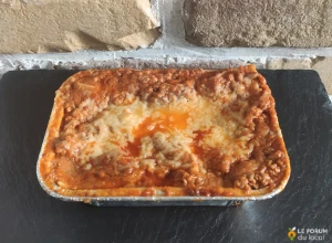 Lasagnes de volaille - 1 personne