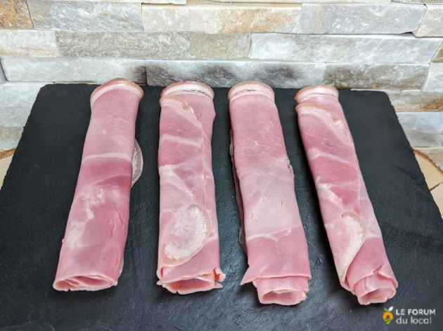 Jambon blanc cuit artisanal - 4/6 tranches fines