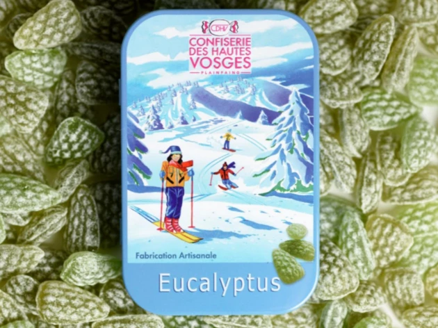 Bonbon à l'Eucalyptus - Boite métal 70 g