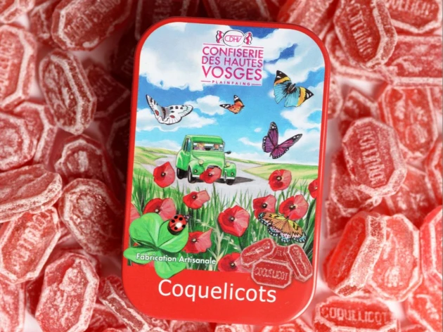 Bonbon au Coquelicot - Boite métal 70 g