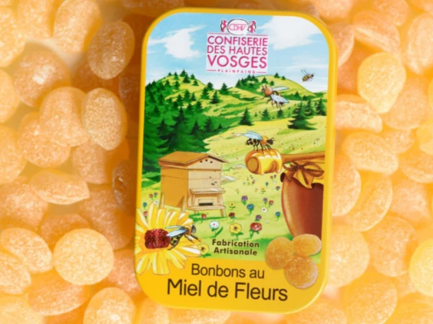 Bonbon au miel de fleurs - Boite métal 70 g