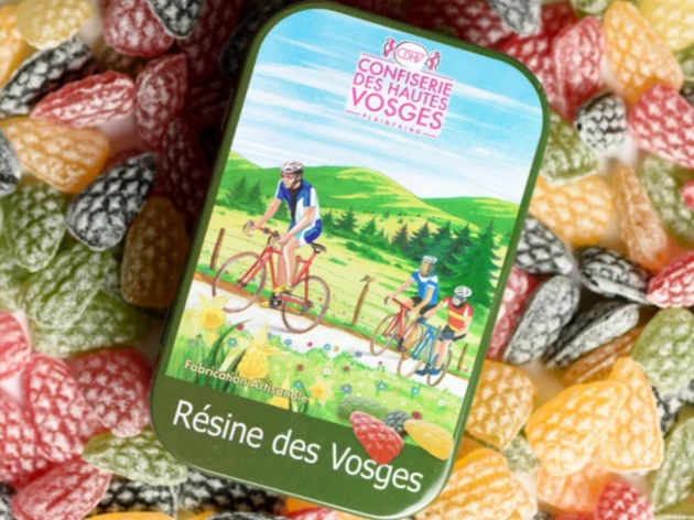 Bonbon résine des Vosges - Boite métal 70 g
