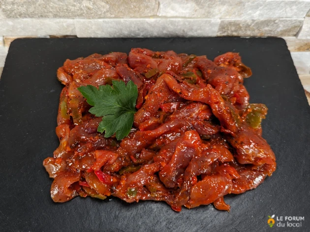 Emincé de porc - Marinade gyros ~ 530 g