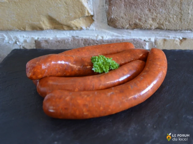 Porguez (merguez de porc) - 6 pièces