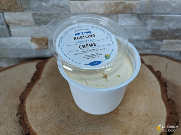 Crème épaisse maturée artisanale