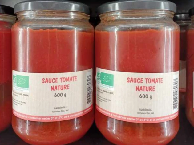 Sauce tomate nature bio