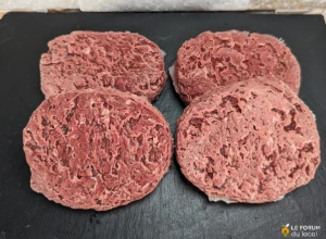 Steak haché surgelé 100% pur boeuf - 4 pièces