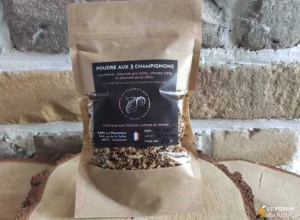 Poudre aux 3 champignons bio - 30 g