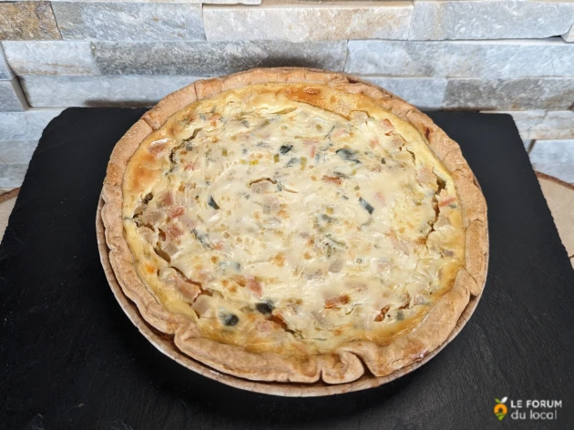 Tarte aux légumes et tofu bio - 3/4 personnes