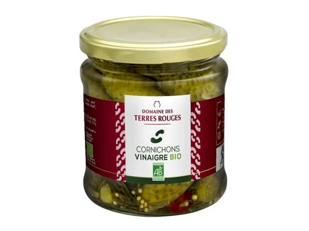 Cornichon au vinaigre tradition bio - 37 cl