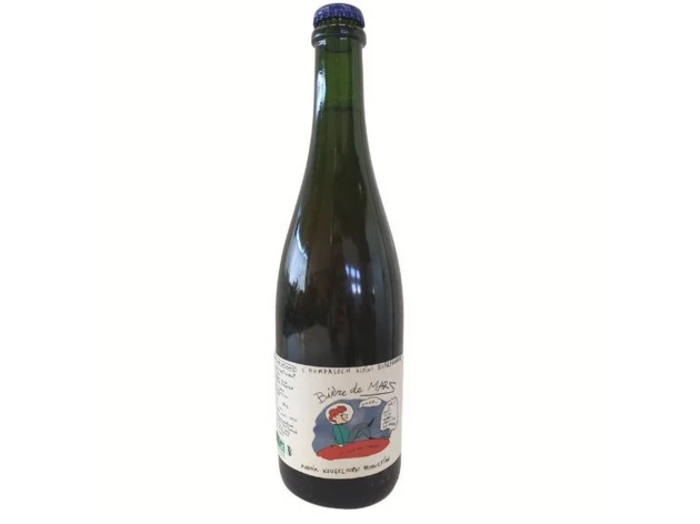 Bière artisanale  blonde de Mars (printanière) bio - 75 cl