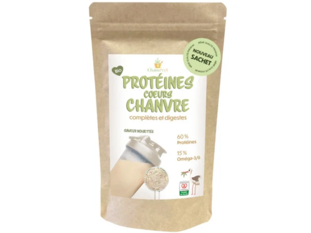 Protéines de chanvre bio (~60%) - 200 g